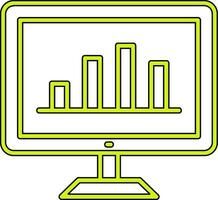 Statistik-Vektorsymbol vektor