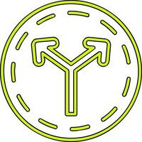 Teilt Vektor Symbol