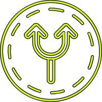 Teilt Vektor Symbol