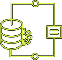 data integration vektor ikon