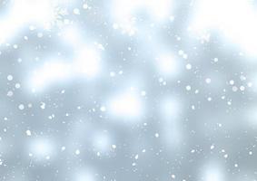 jul bakgrund med fallande snöflingor vektor