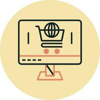 E-Commerce-Vektorsymbol vektor