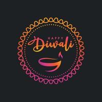 glad diwali vektor ikon design illustration