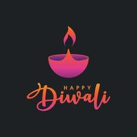 glad diwali vektor ikon design illustration