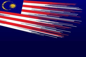 malaysia flagga vektor ikon design illustration