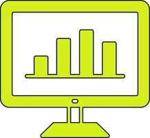 Statistik-Vektorsymbol vektor