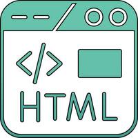 html vektor ikon