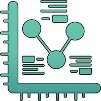 Diagrammvektorsymbol vektor