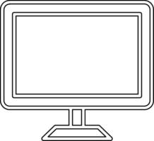 LCD-Vektorsymbol vektor
