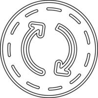Kreisel Vektor Symbol