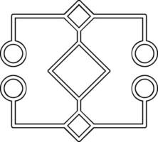 Daten Modell- Vektor Symbol