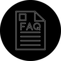 FAQ-Vektorsymbol vektor