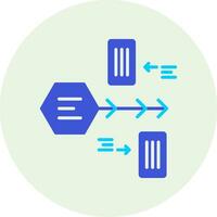 Timeline-Vektorsymbol vektor