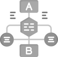 Flussdiagramm-Vektorsymbol vektor