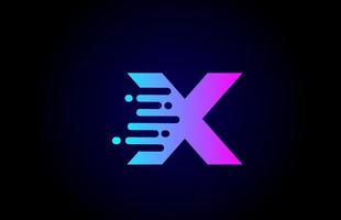 x-Brief-Logo-Symbol für Unternehmen und Unternehmen vektor