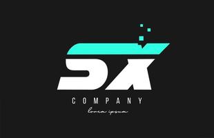 sx sx Alphabet Buchstaben-Logo-Kombination in blauer und weißer Farbe. kreatives Icon-Design für Unternehmen und Unternehmen vektor
