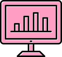 Statistik-Vektorsymbol vektor