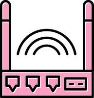 Router-Vektor-Symbol vektor