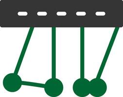 Newton Cradle kreatives Icon-Design vektor