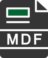 mdf kreativ ikon design vektor
