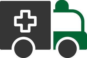 ambulans kreativ ikon design vektor