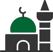 Moschee kreatives Icon-Design vektor