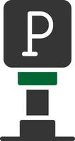 Parkschild kreatives Icon-Design vektor