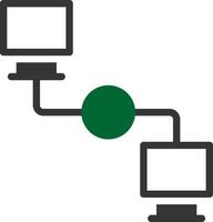 ostrukturerad data kreativ ikon design vektor