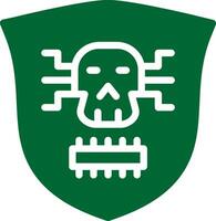 Kreatives Icon-Design für Malware vektor