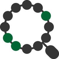 Perlen kreativ Symbol Design vektor