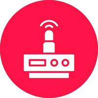 WLAN-Router kreatives Icon-Design vektor