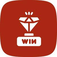 Gewinner kreatives Icon-Design vektor