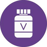 Vitamin kreatives Icon-Design vektor