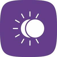 Eclipse kreatives Icon-Design vektor