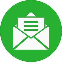 E-Mail kreatives Icon-Design vektor