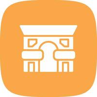 Arc de Triomphe kreatives Icon-Design vektor