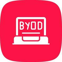 byod Tour kreativ Symbol Design vektor