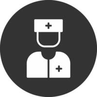 Krankenschwester kreatives Icon-Design vektor