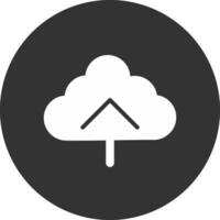 Wolke hochladen kreativ Symbol Design vektor