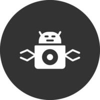 Roboter kreatives Icon-Design vektor