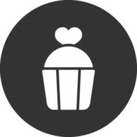 Valentinsgrüße Kuchen kreativ Symbol Design vektor