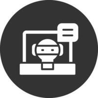 chatbot kreativ ikon design vektor