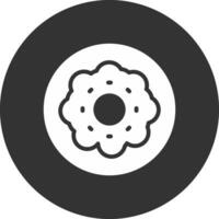 Donut kreatives Icon-Design vektor