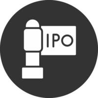 ipo kreativ ikon design vektor