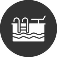 Schwimmbad kreatives Icon-Design vektor