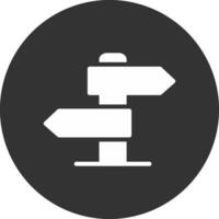 Straßenschild kreatives Icon-Design vektor