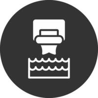 kreatives Icon-Design für Wasserbasketball vektor