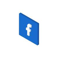 Social-Media-Symbole Facebook. vinnitsa, ukraine 11. oktober 2021 vektor