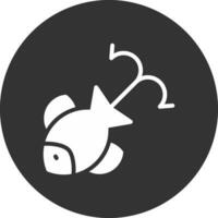 Fisch Lockstoff kreativ Symbol Design vektor