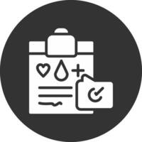 kreatives Icon-Design für Krankenakten vektor